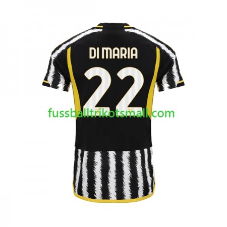 Fußballtrikots Juventus Angel Di Maria 22 2023-2024 Kurzarm Heimtrikotsatz kaufen